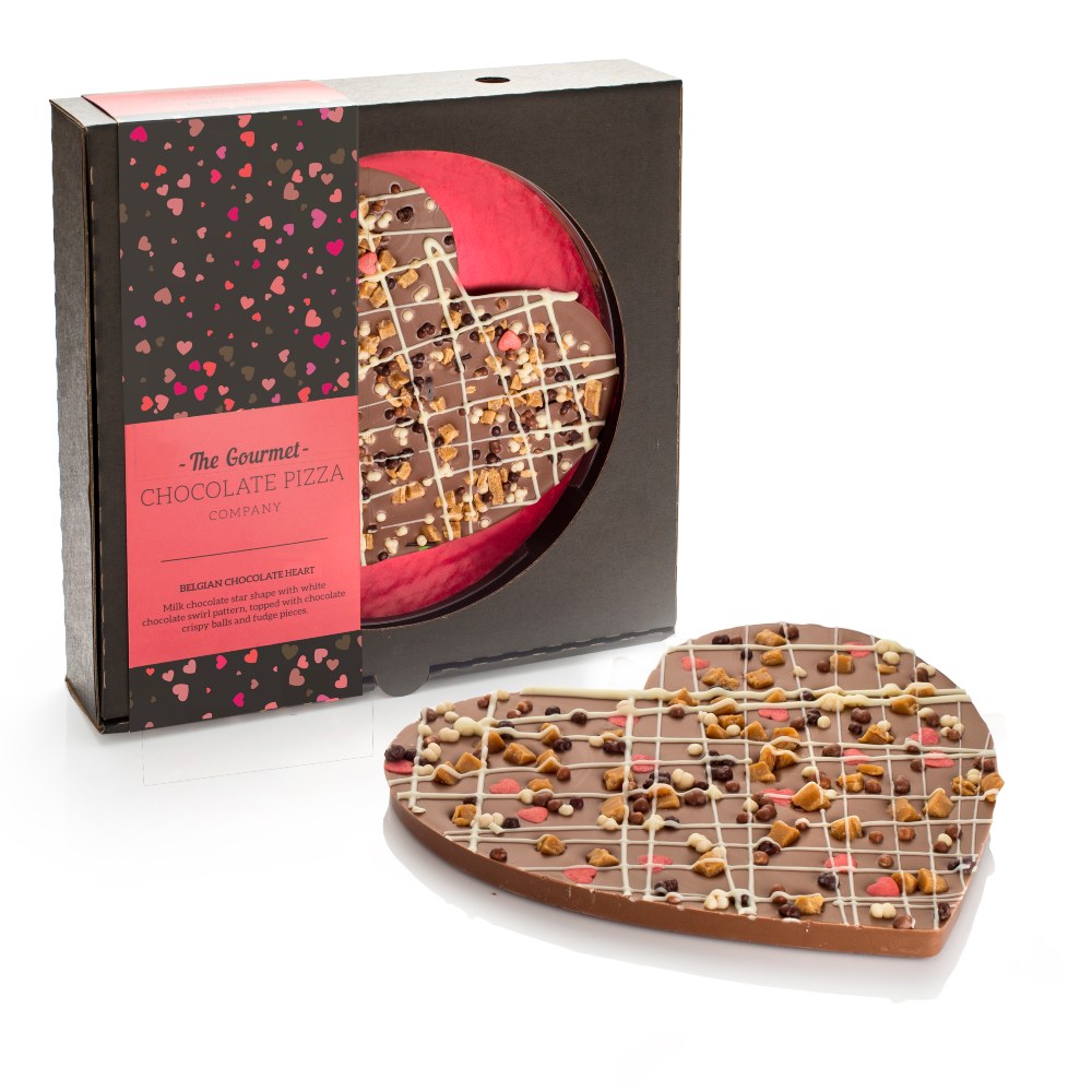 New for Valentine's Day 2022, our Large Belgian Chocolate Heart is beautiful